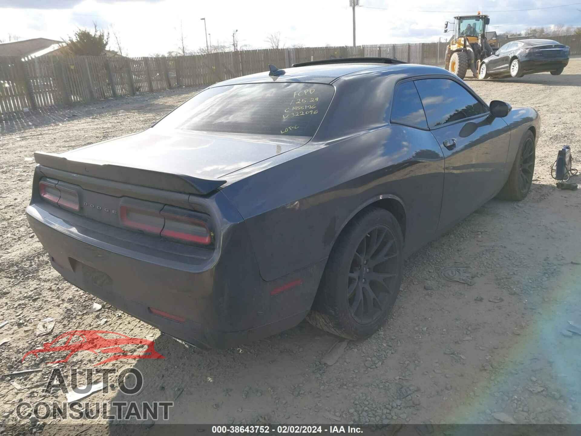 DODGE CHALLENGER 2016 - 2C3CDZFJ3GH322096