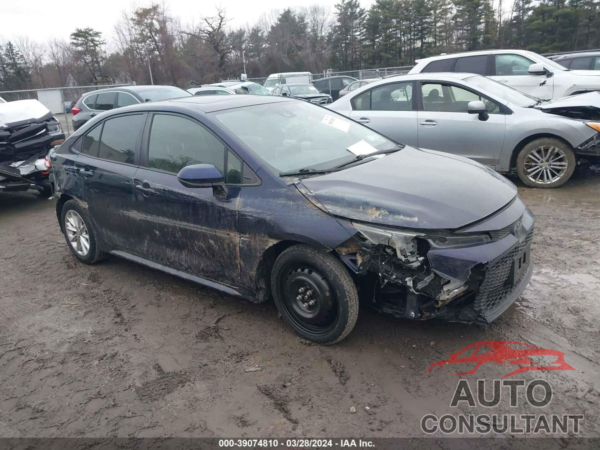 TOYOTA COROLLA 2020 - JTDHPRAE0LJ007252