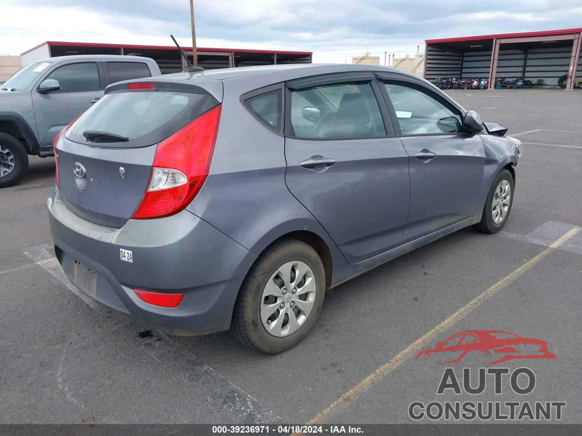 HYUNDAI ACCENT 2016 - KMHCT5AEXGU269293