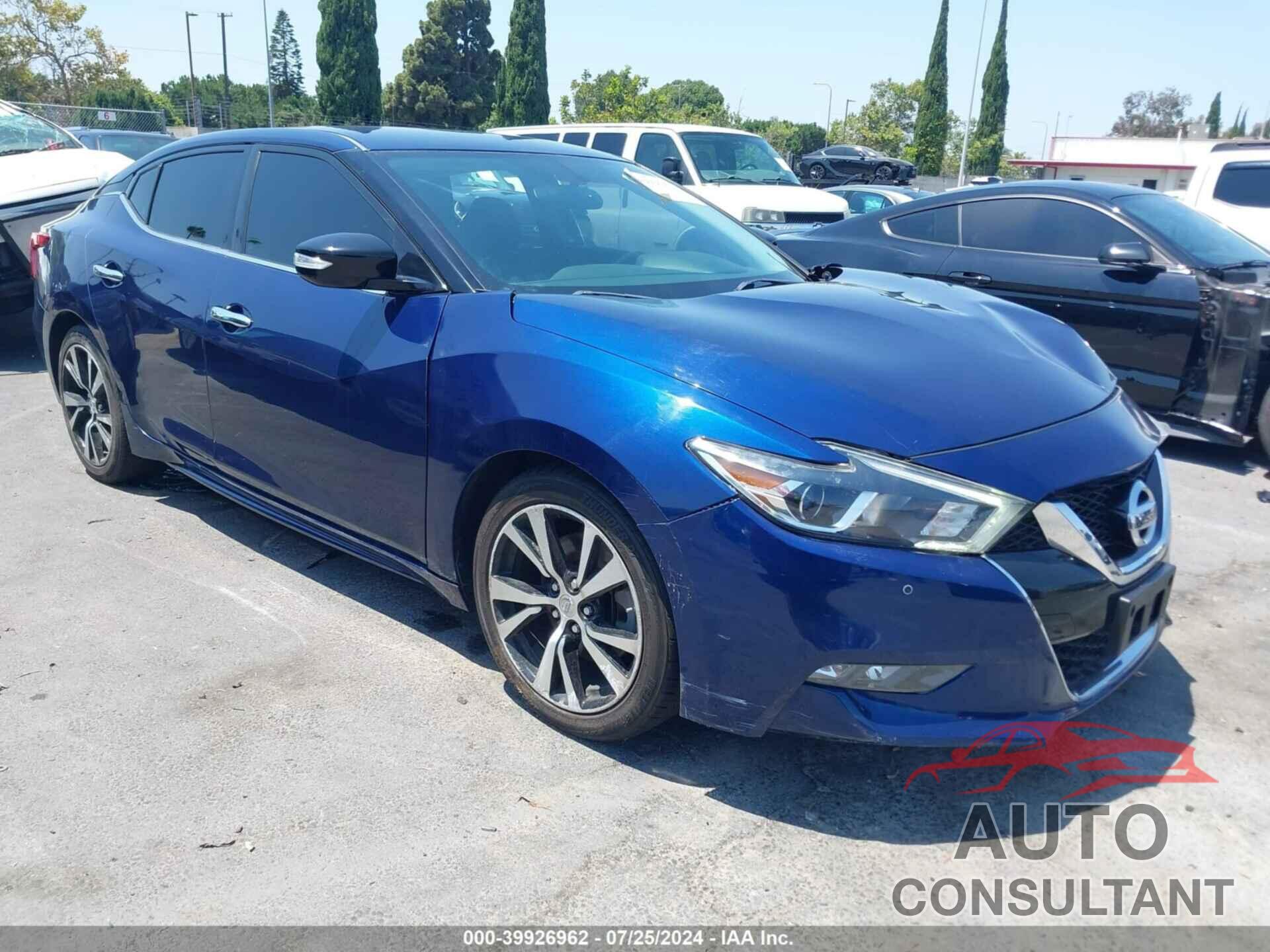 NISSAN MAXIMA 2018 - 1N4AA6APXJC376100