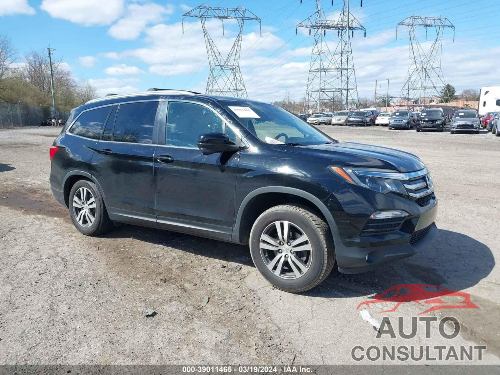 HONDA PILOT 2017 - 5FNYF6H56HB048958