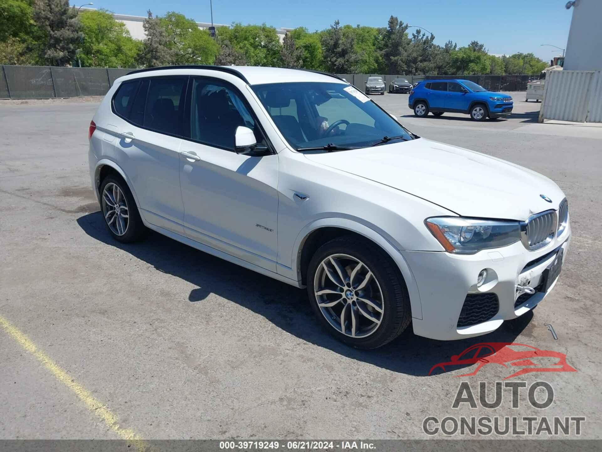 BMW X3 2017 - 5UXWZ7C5XH0U44707