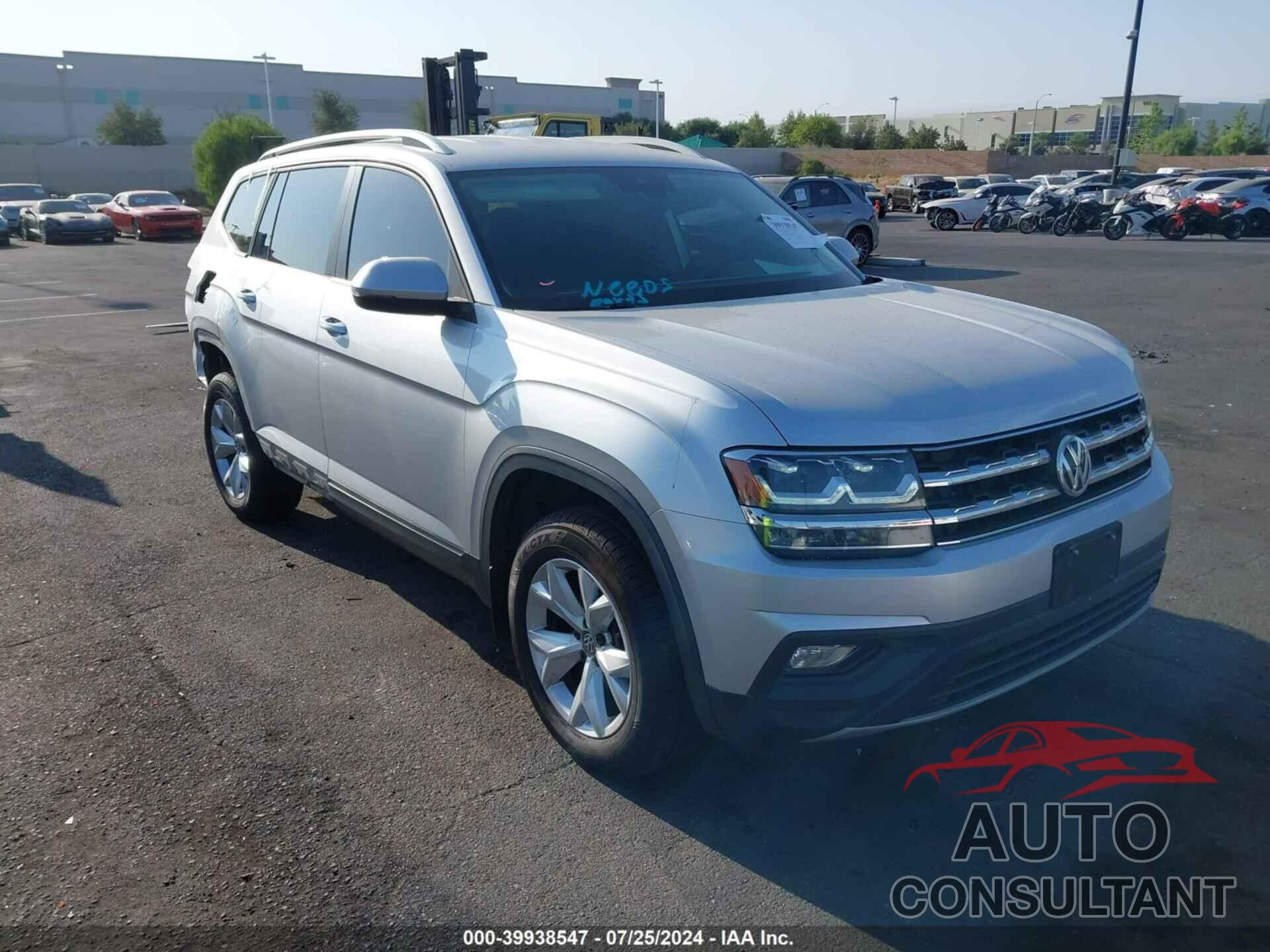 VOLKSWAGEN ATLAS 2018 - 1V2DR2CA8JC560922