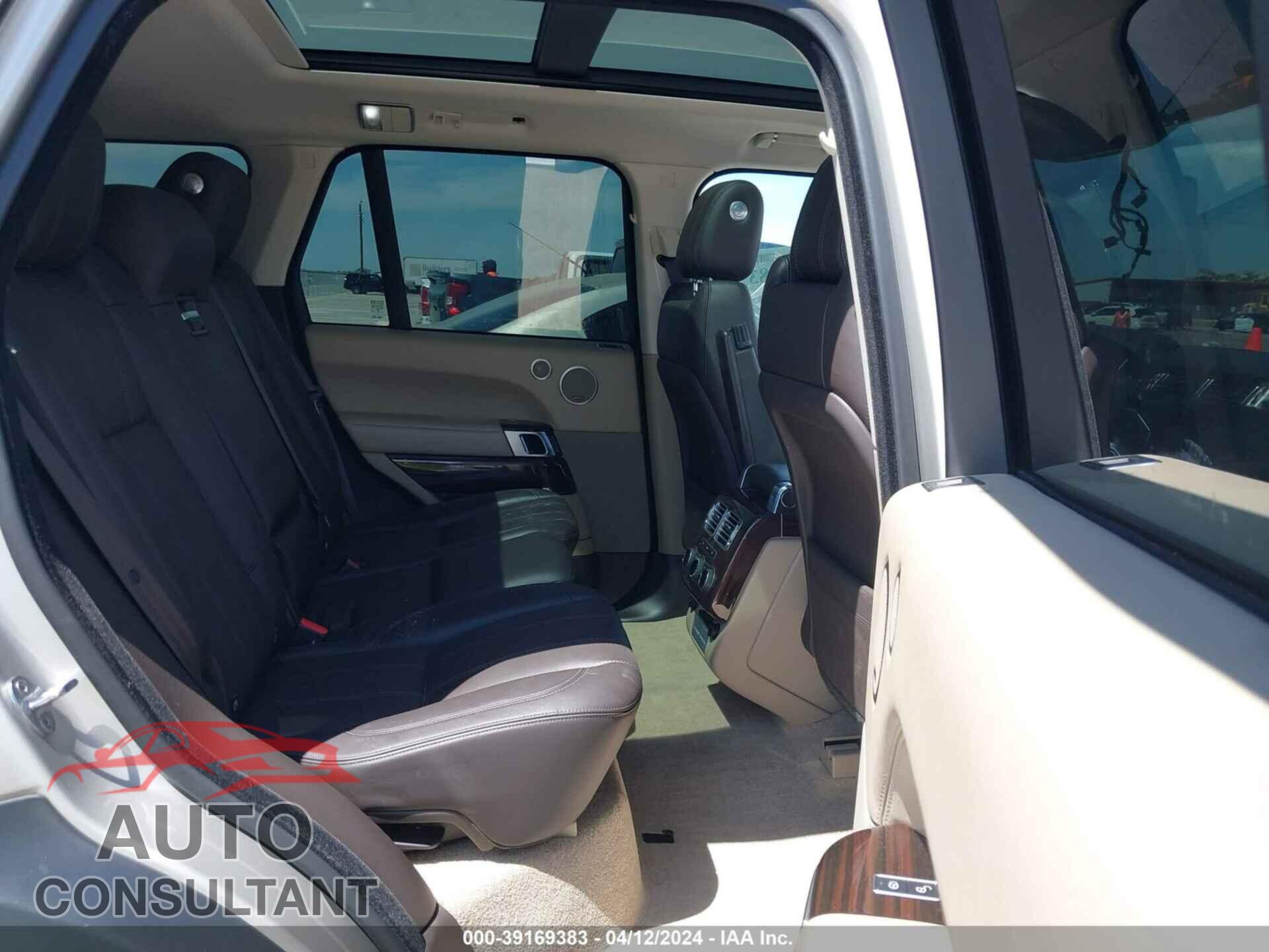 LAND ROVER RANGE ROVER 2017 - SALGS2FV9HA354802