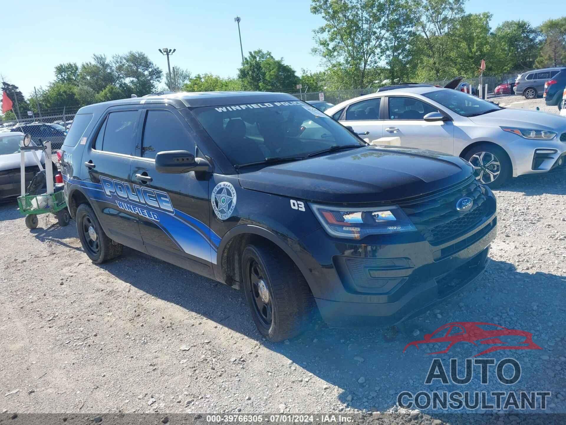 FORD POLICE INTERCEPTOR UTILITY 2018 - 1FM5K8ARXJGA37167