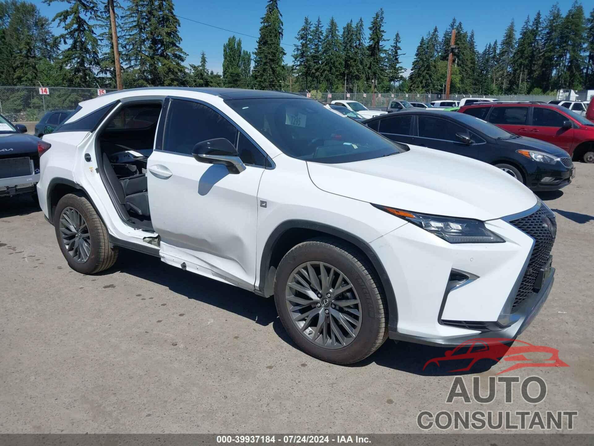 LEXUS RX 450H 2019 - 2T2BGMCA0KC030040