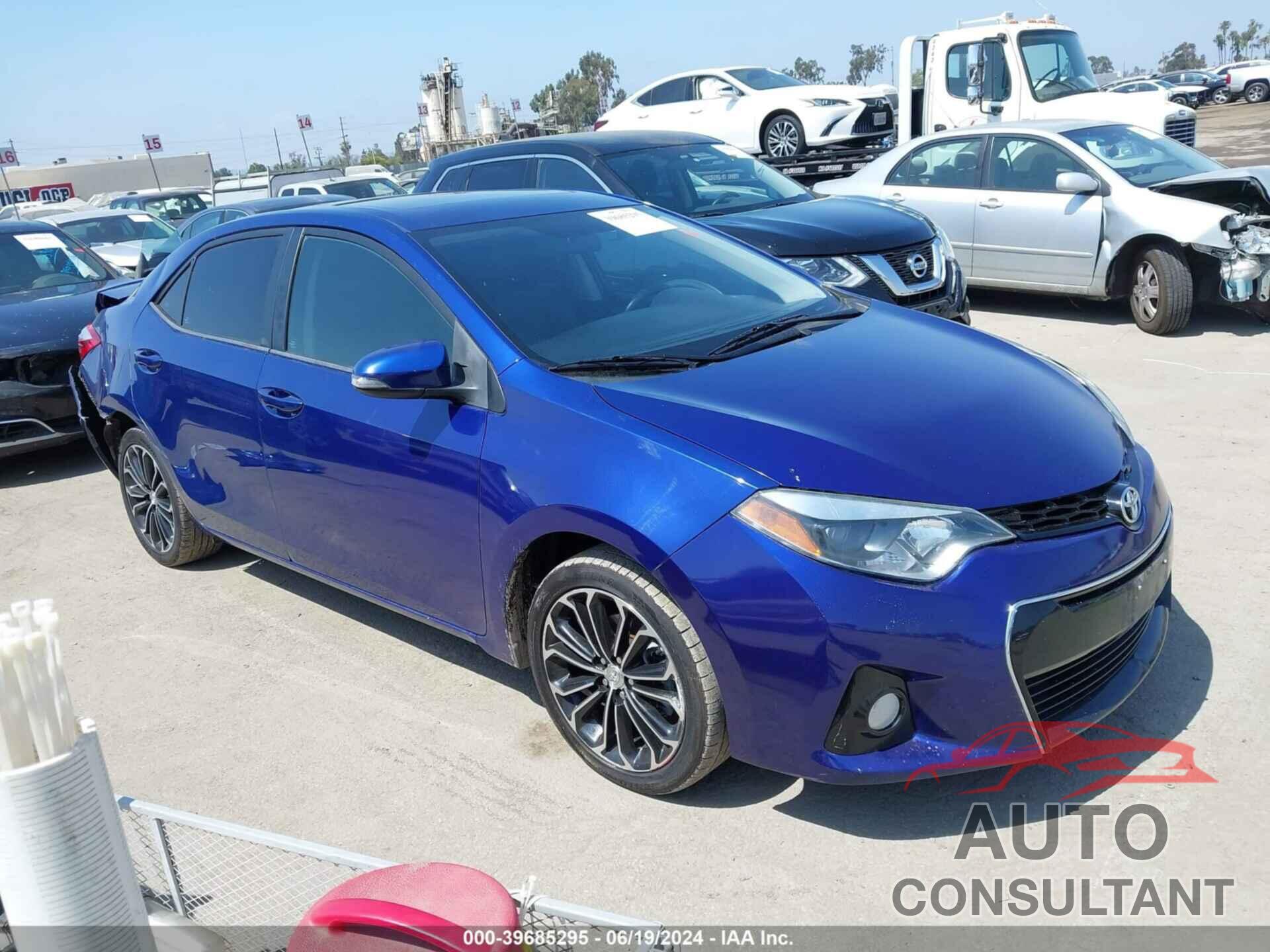 TOYOTA COROLLA 2016 - 5YFBURHE3GP530786