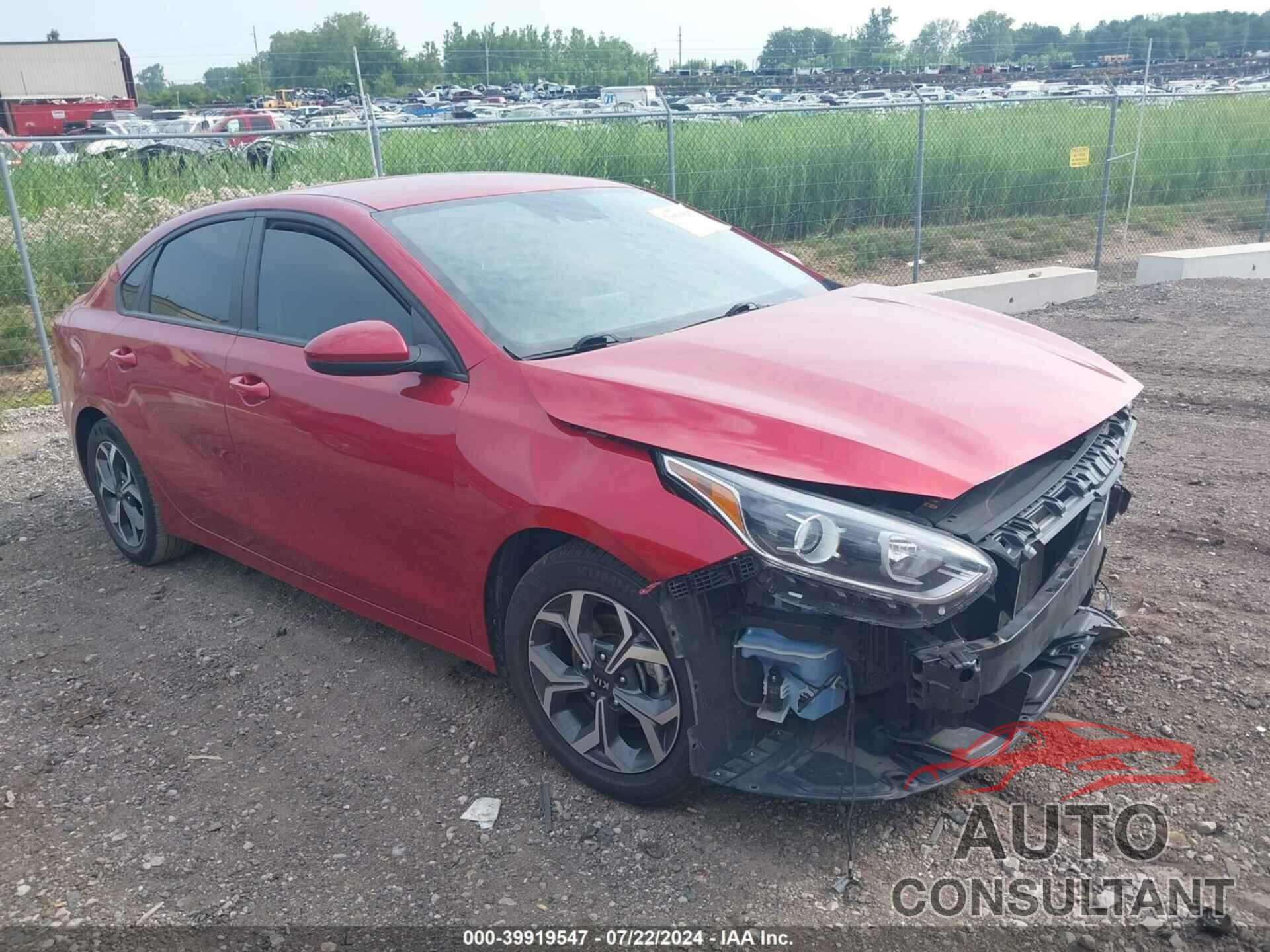 KIA FORTE 2019 - 3KPF24AD0KE108142