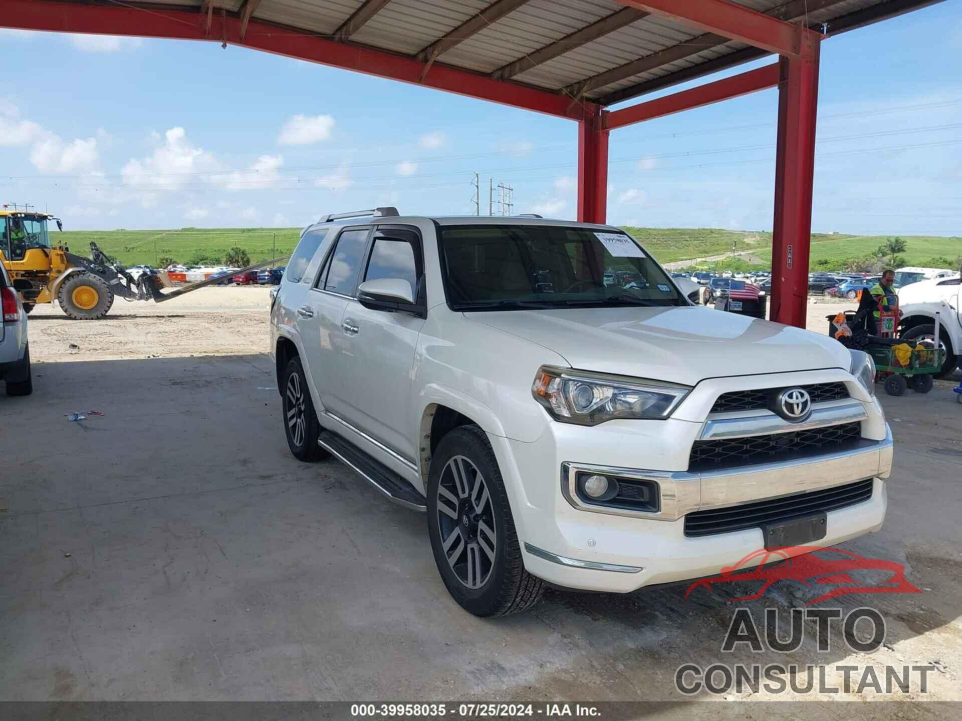 TOYOTA 4RUNNER 2016 - JTEZU5JR2G5125936