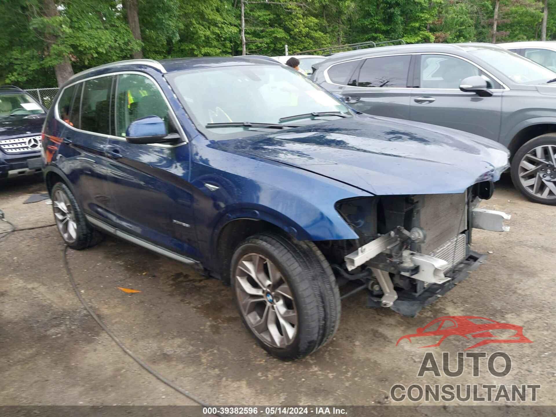 BMW X3 2016 - 5UXWX9C56G0D78840