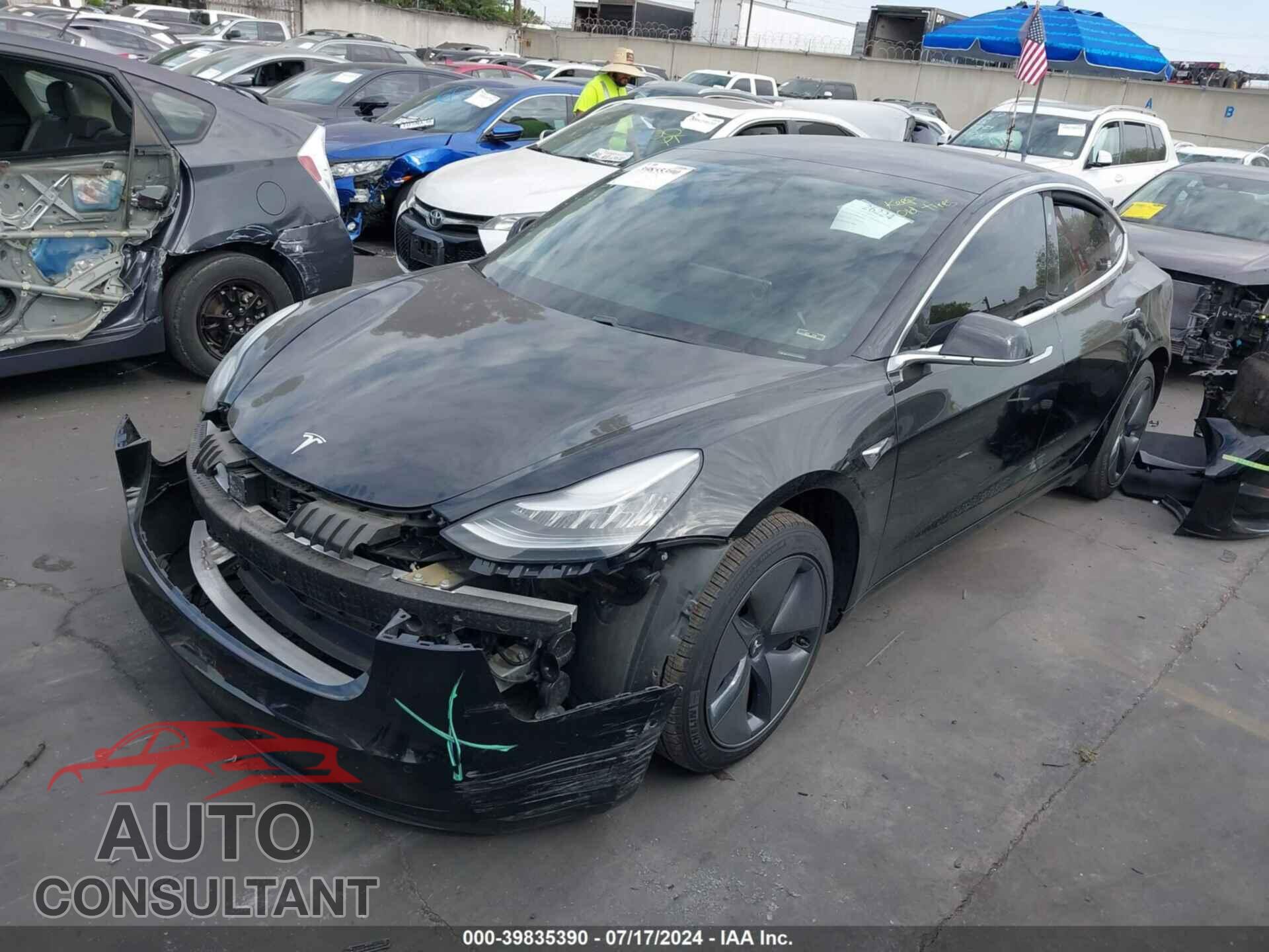 TESLA MODEL 3 2019 - 5YJ3E1EAXKF398750