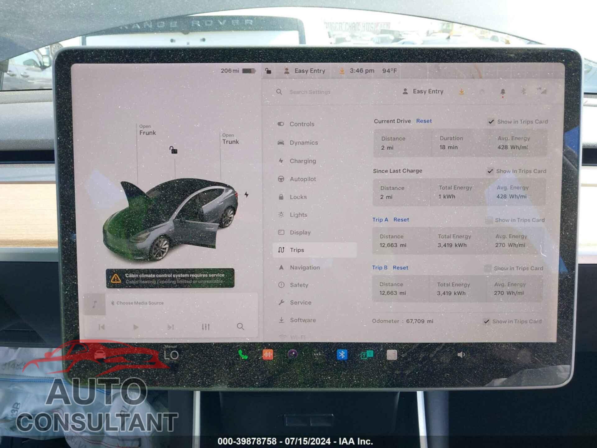 TESLA MODEL 3 2018 - 5YJ3E1EA3JF050612