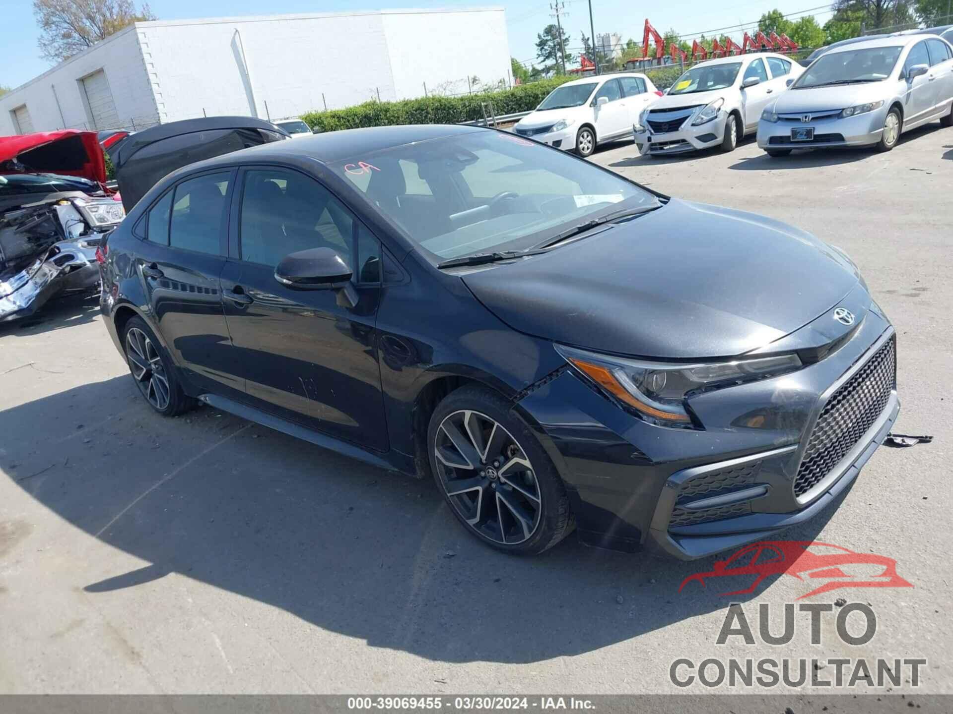 TOYOTA COROLLA 2021 - JTDS4MCE3MJ071642