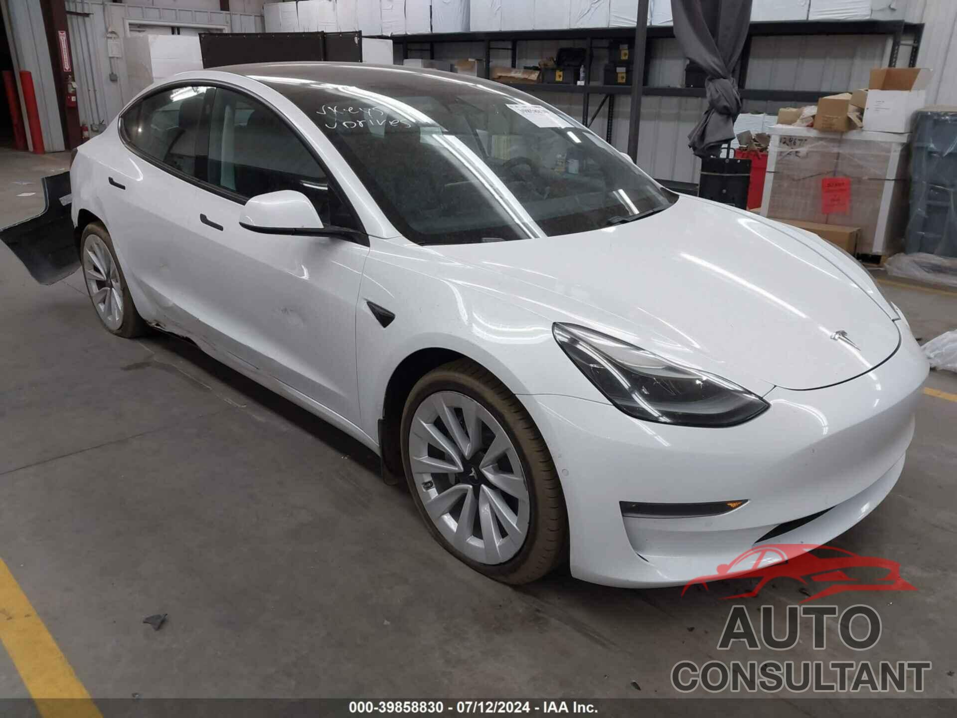 TESLA MODEL 3 2021 - 5YJ3E1EB8MF050750