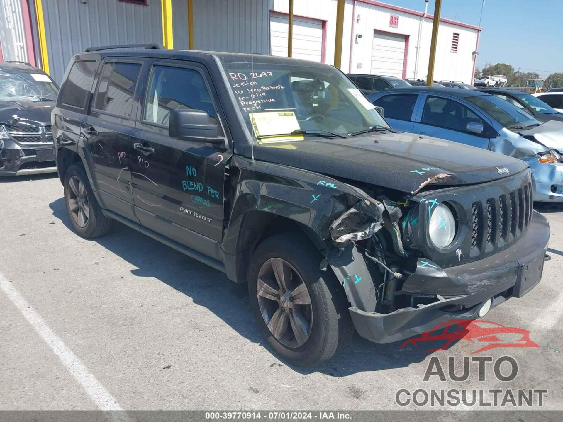 JEEP PATRIOT 2016 - 1C4NJRFB8GD580942