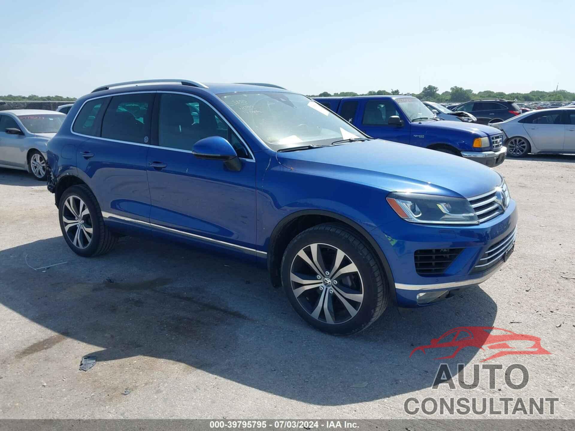 VOLKSWAGEN TOUAREG 2017 - WVGRF7BP6HD001503