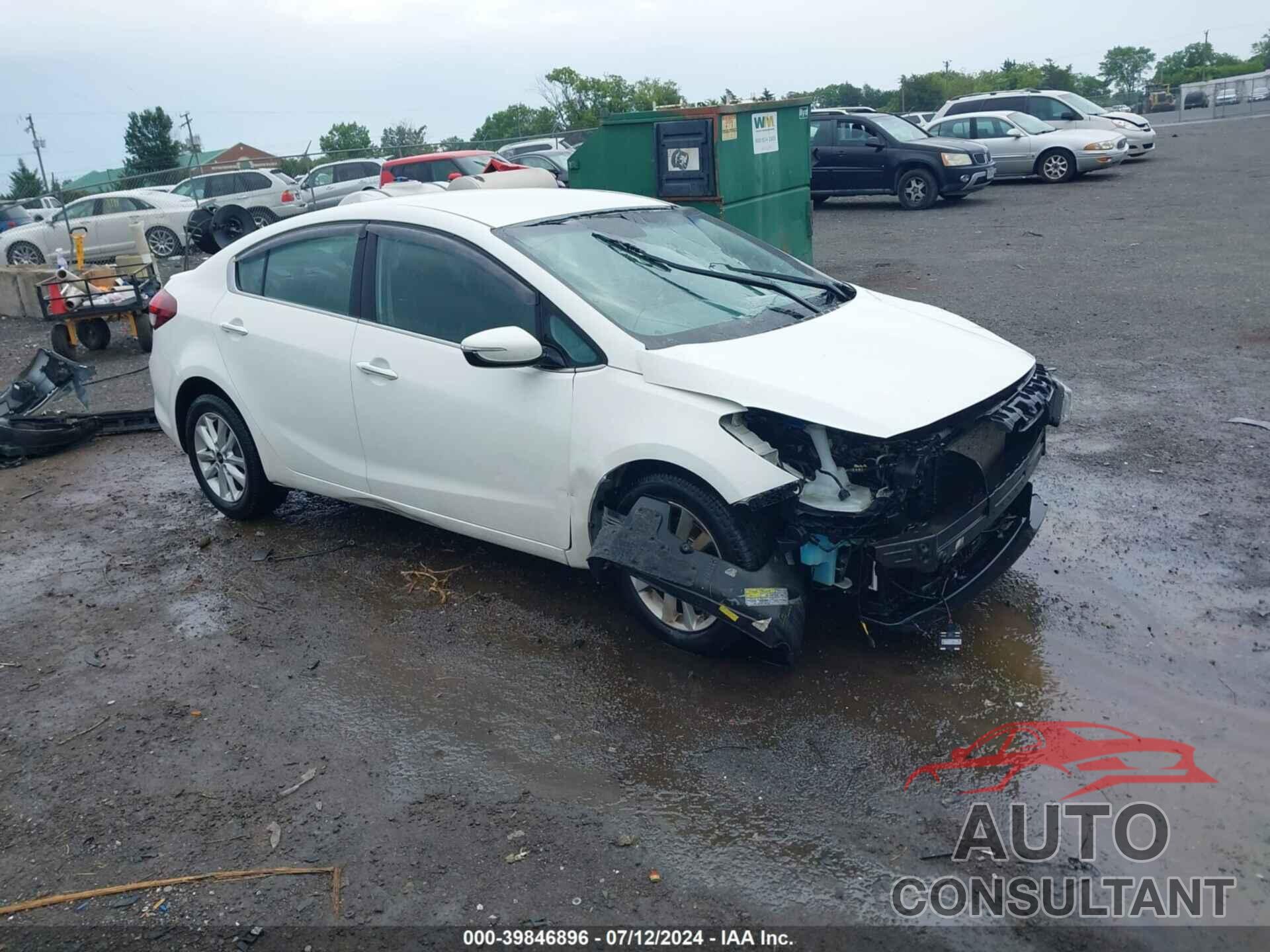 KIA FORTE 2017 - 3KPFL4A77HE131434