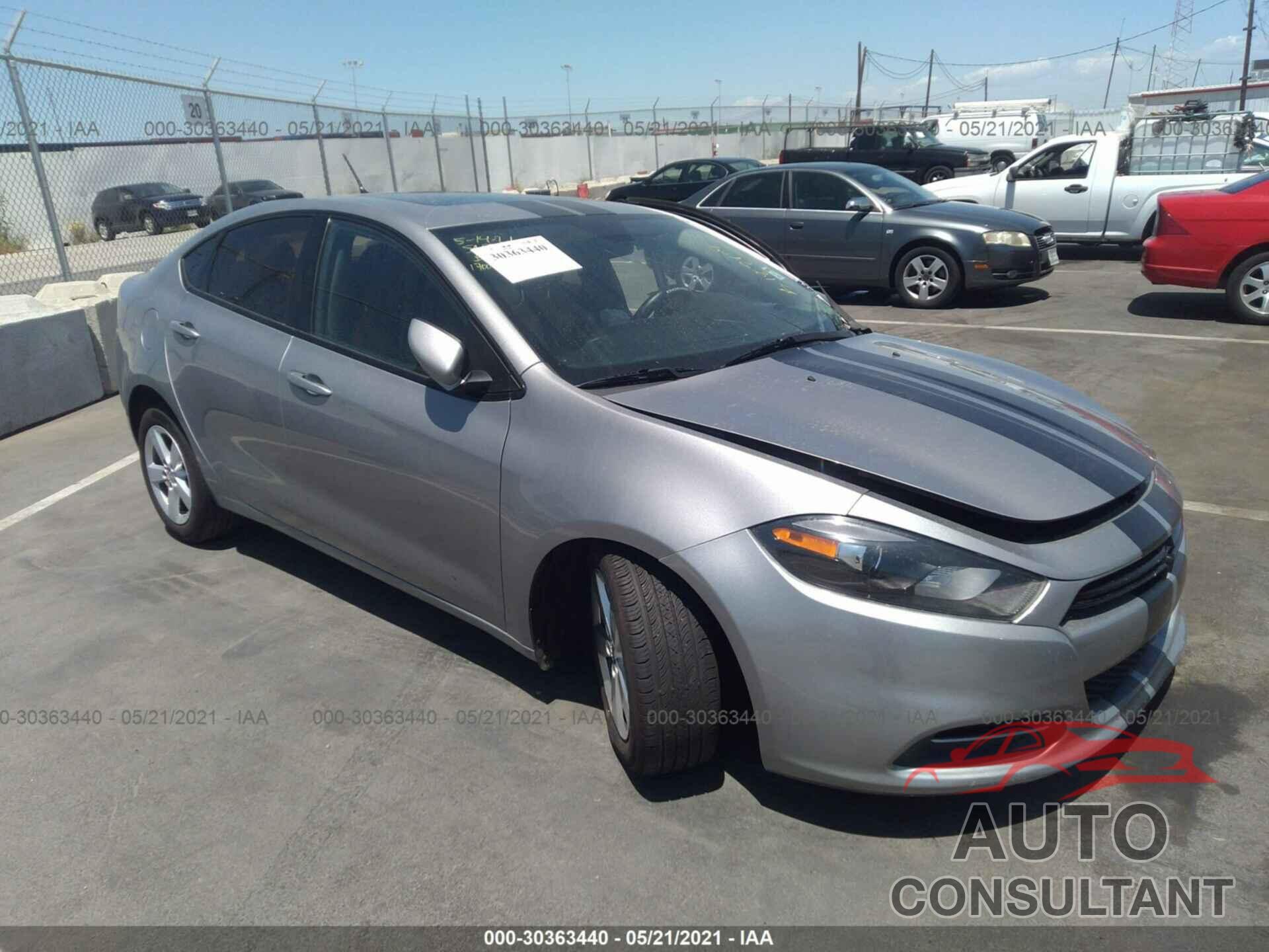 DODGE DART 2016 - 1C3CDFBB0GD593644