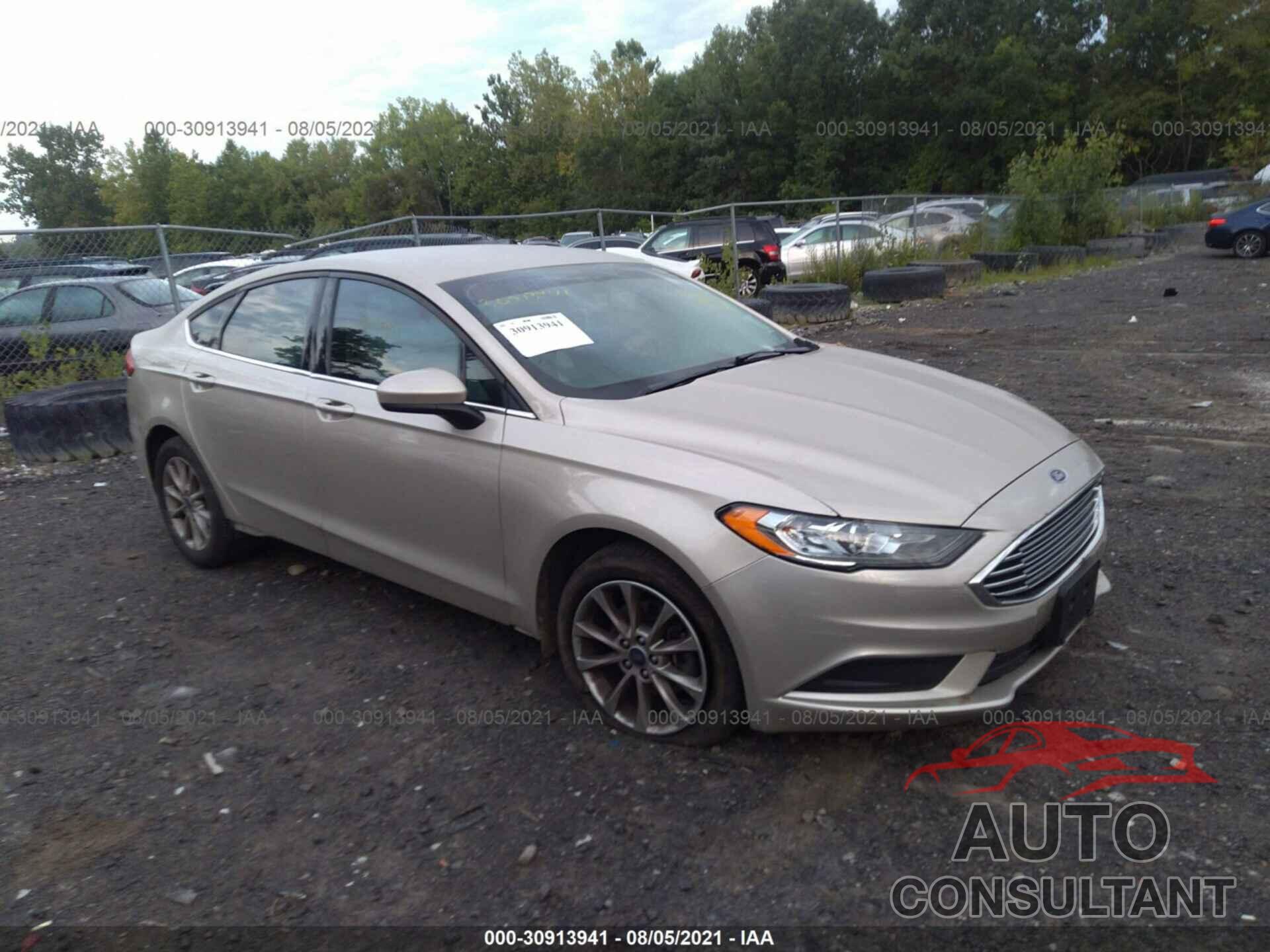 FORD FUSION 2017 - 3FA6P0H7XHR153686