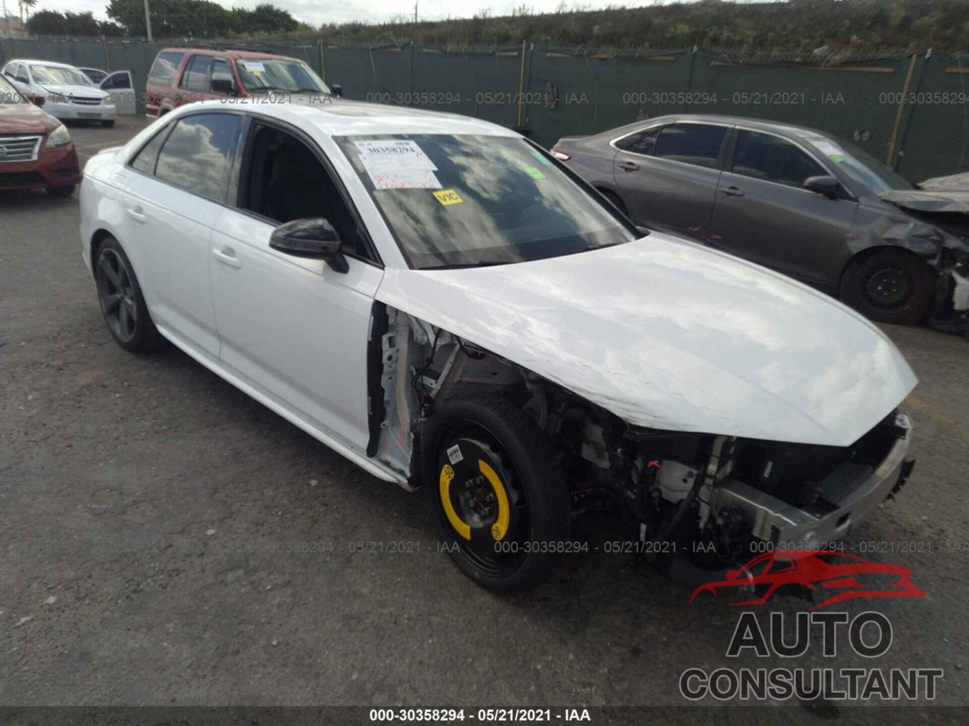 AUDI S4 2019 - WAUB4AF46KA001824