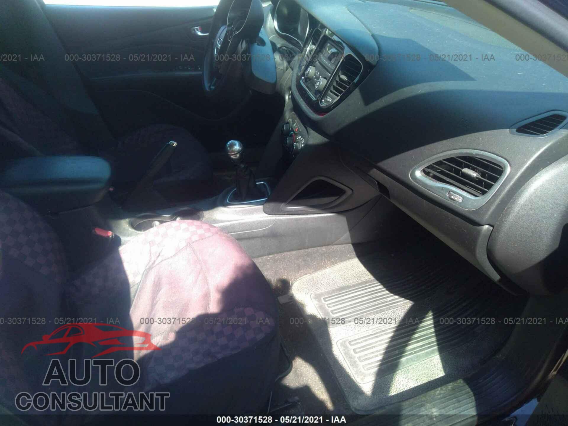 DODGE DART 2016 - 1C3CDFAA2GD504827