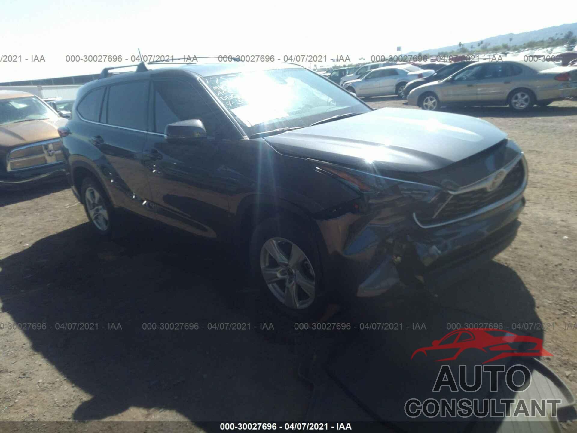 TOYOTA HIGHLANDER 2021 - 5TDZZRAH7MS046188