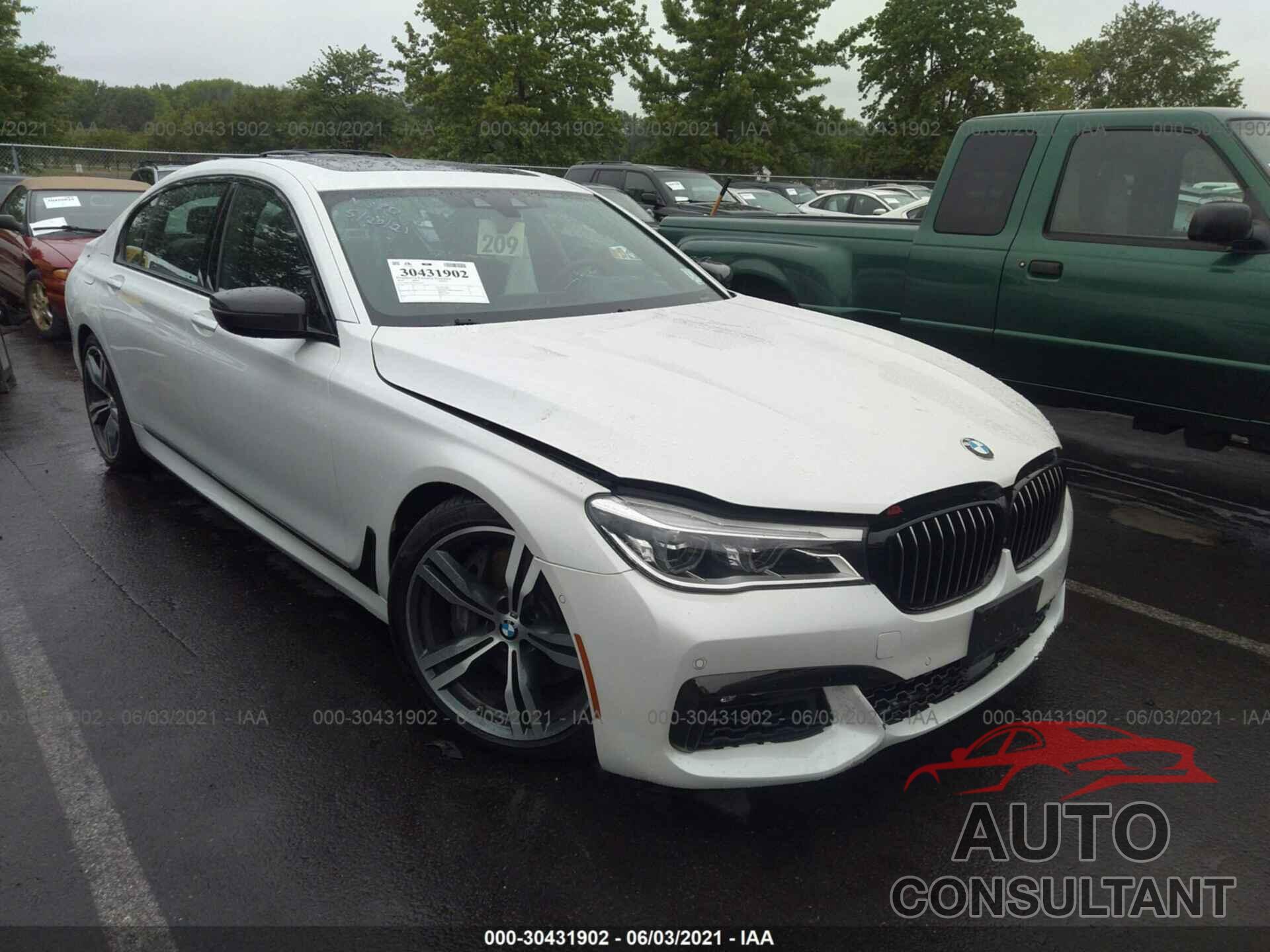 BMW 7 SERIES 2016 - WBA7F2C58GG420703