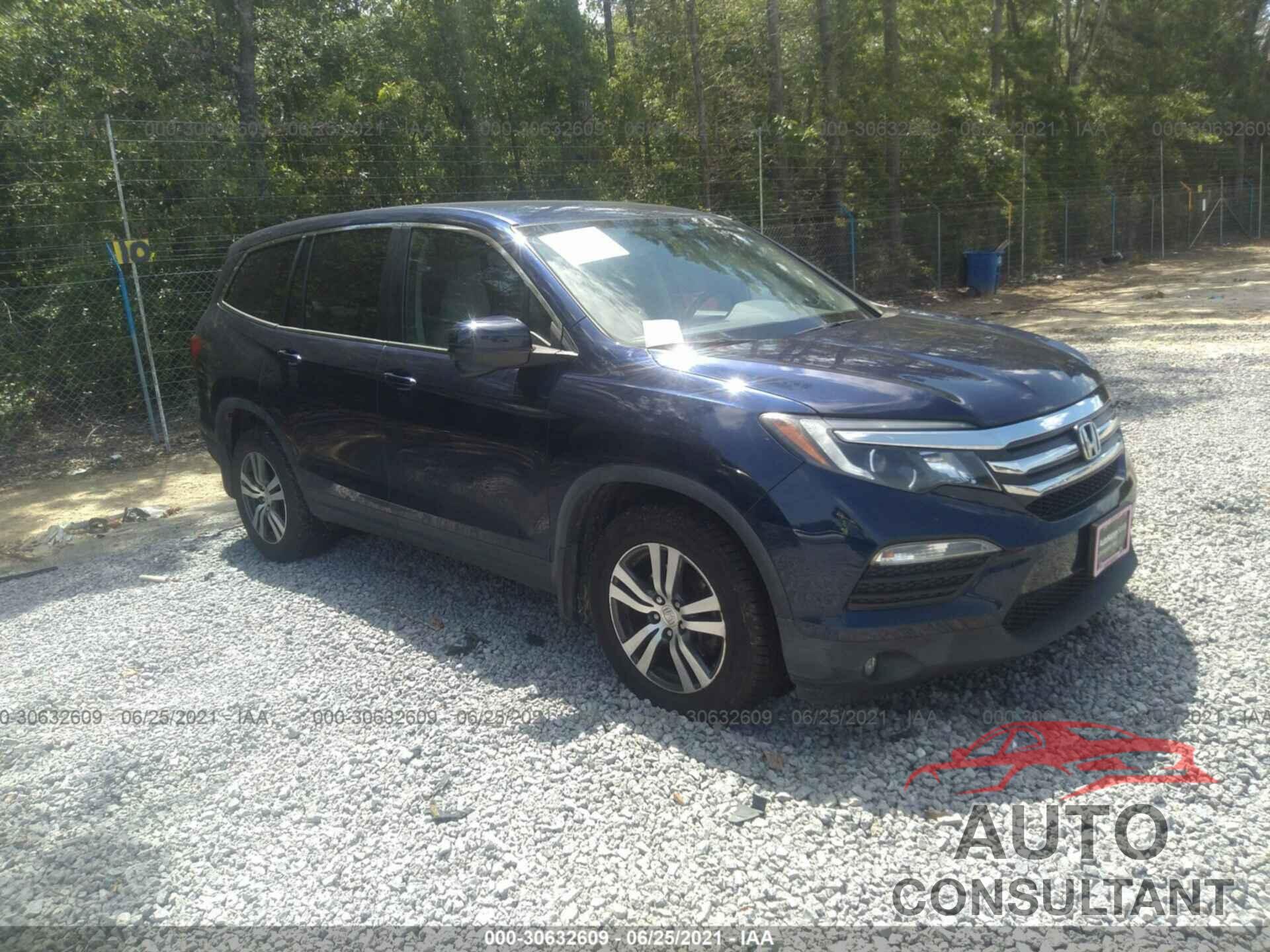 HONDA PILOT 2016 - 5FNYF6H34GB111925