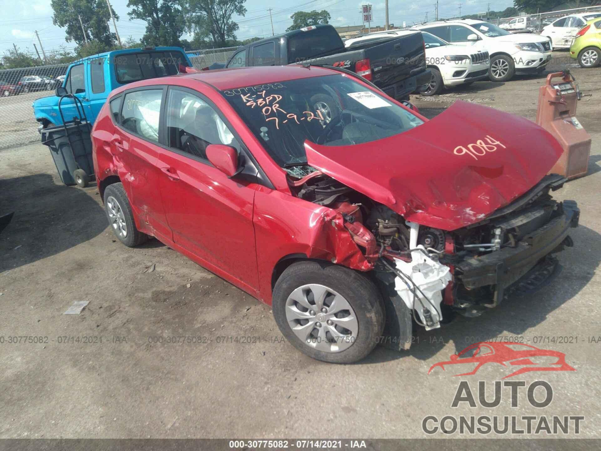 HYUNDAI ACCENT 2017 - KMHCT5AEXHU339084