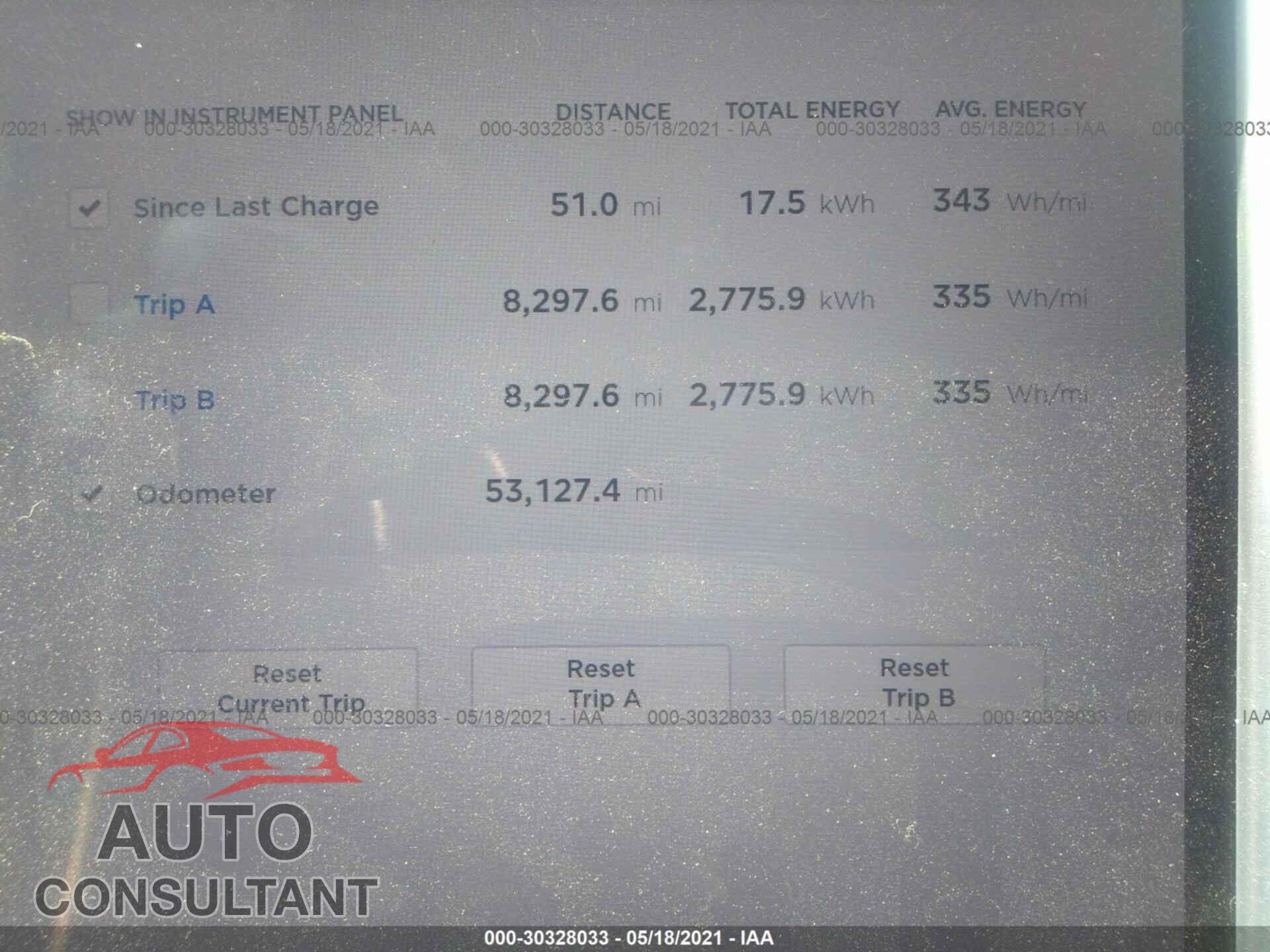TESLA MODEL S 2017 - 5YJSA1E28HF199897