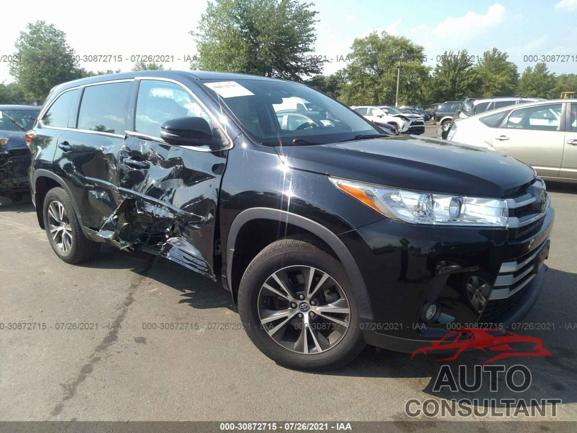 TOYOTA HIGHLANDER 2017 - 5TDBZRFH8HS415947