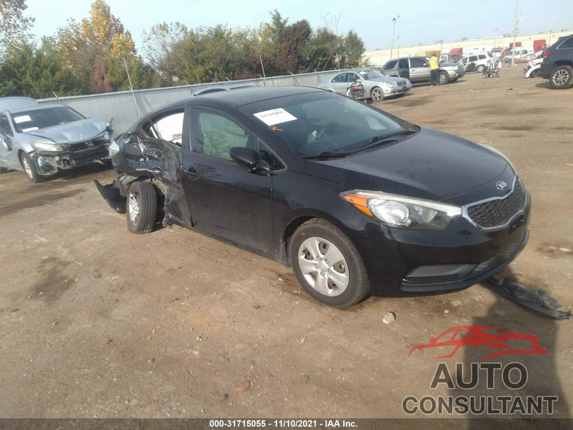 KIA FORTE 2016 - KNAFK4A69G5603571