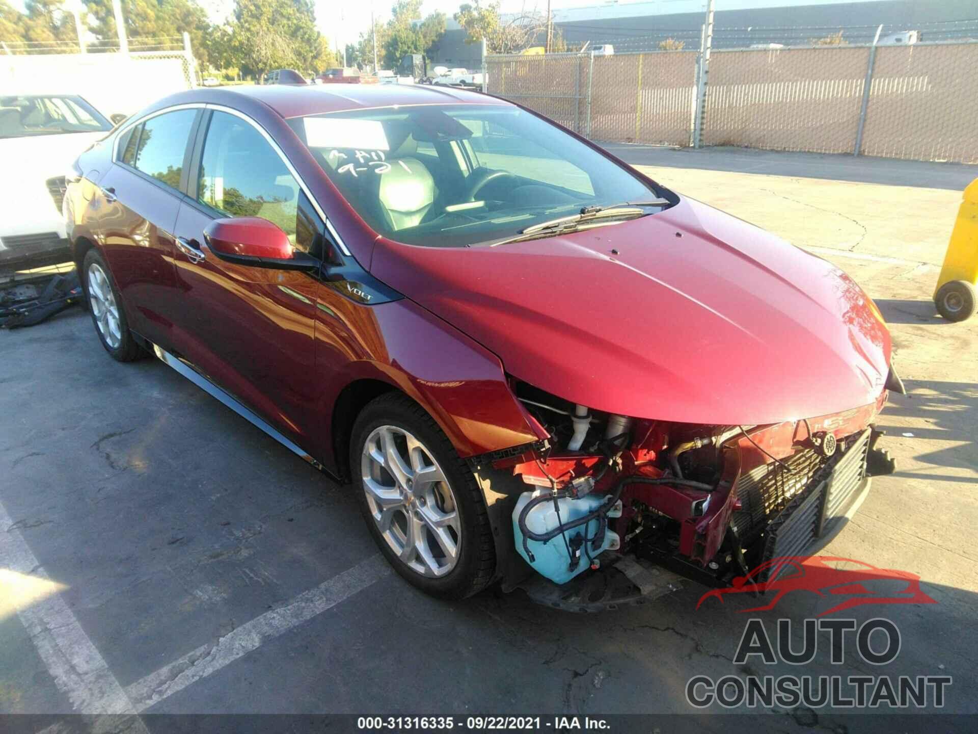 CHEVROLET VOLT 2016 - 1G1RD6S58GU129154