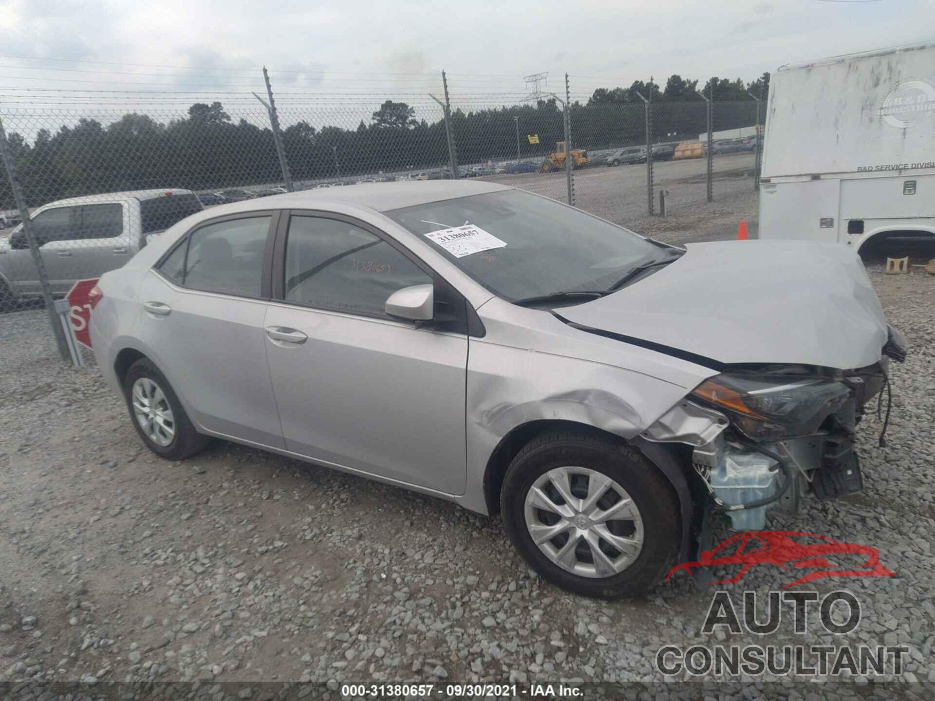 TOYOTA COROLLA 2019 - 2T1BURHEXKC138137
