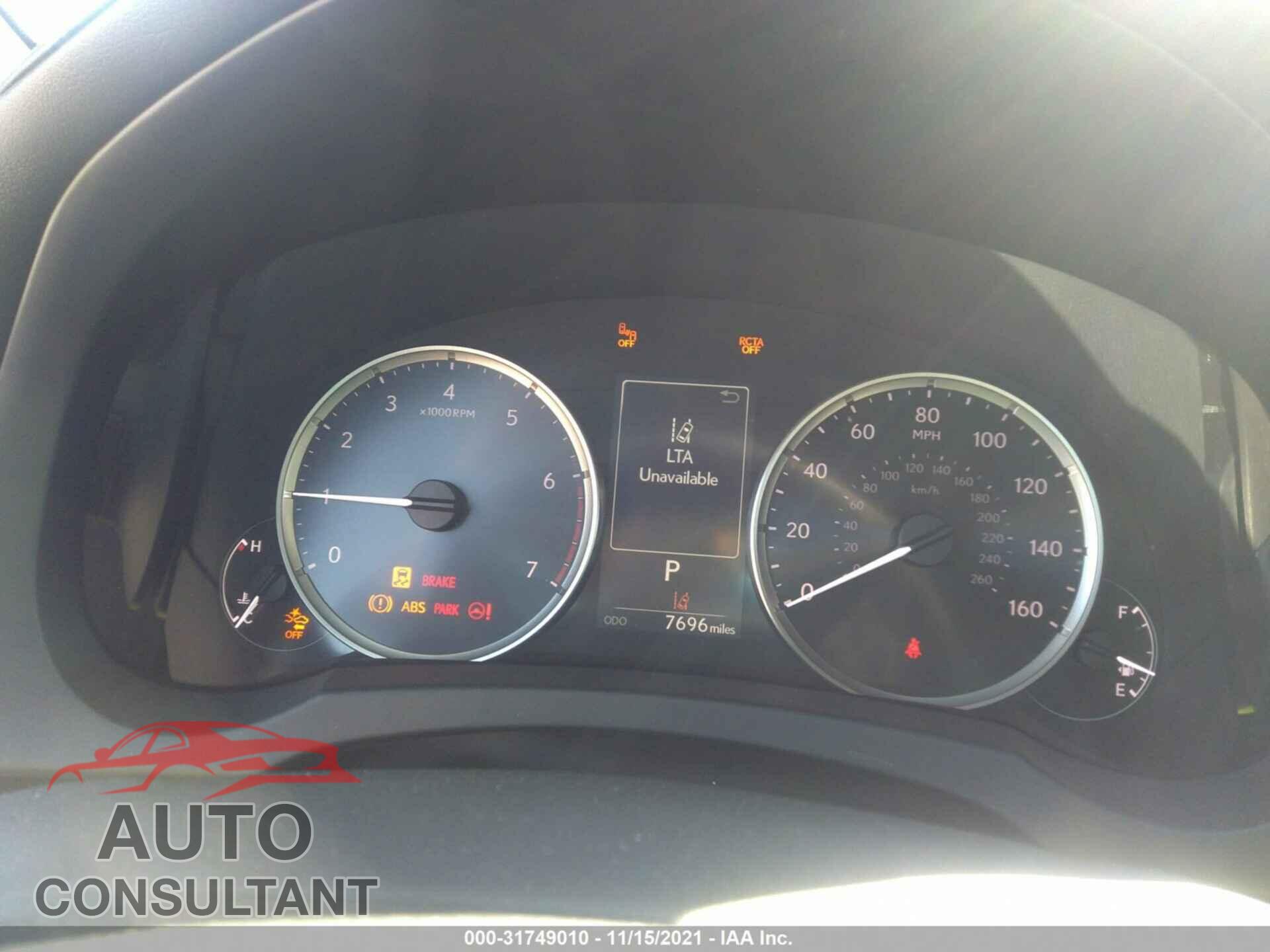 LEXUS IS 2021 - JTHCA1D22M5114634