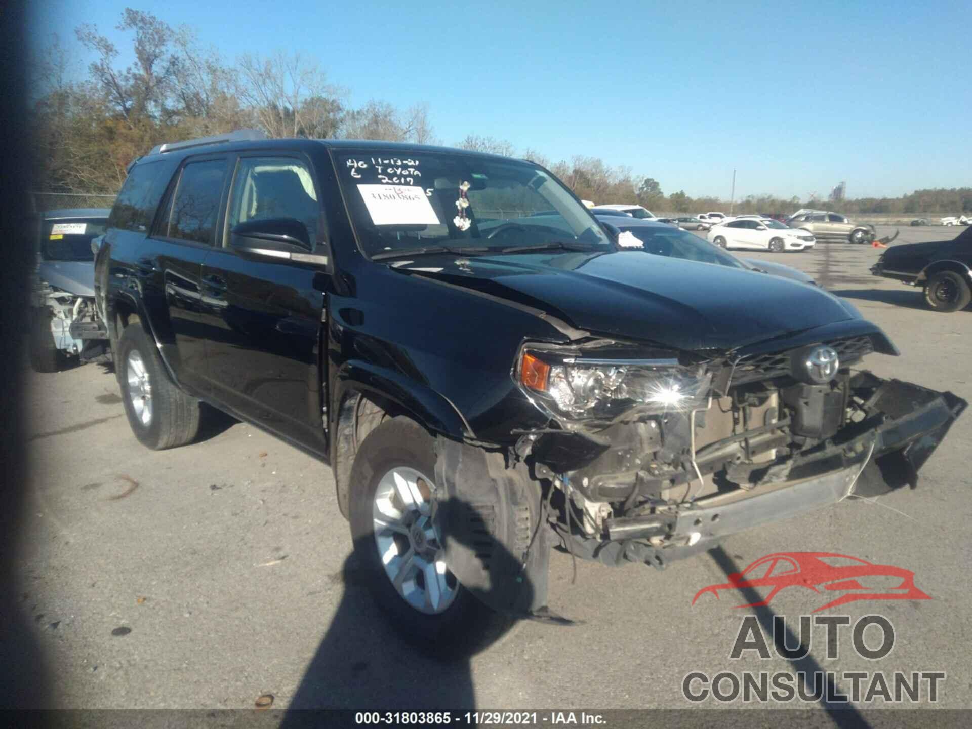 TOYOTA 4RUNNER 2017 - JTEZU5JR7H5157475