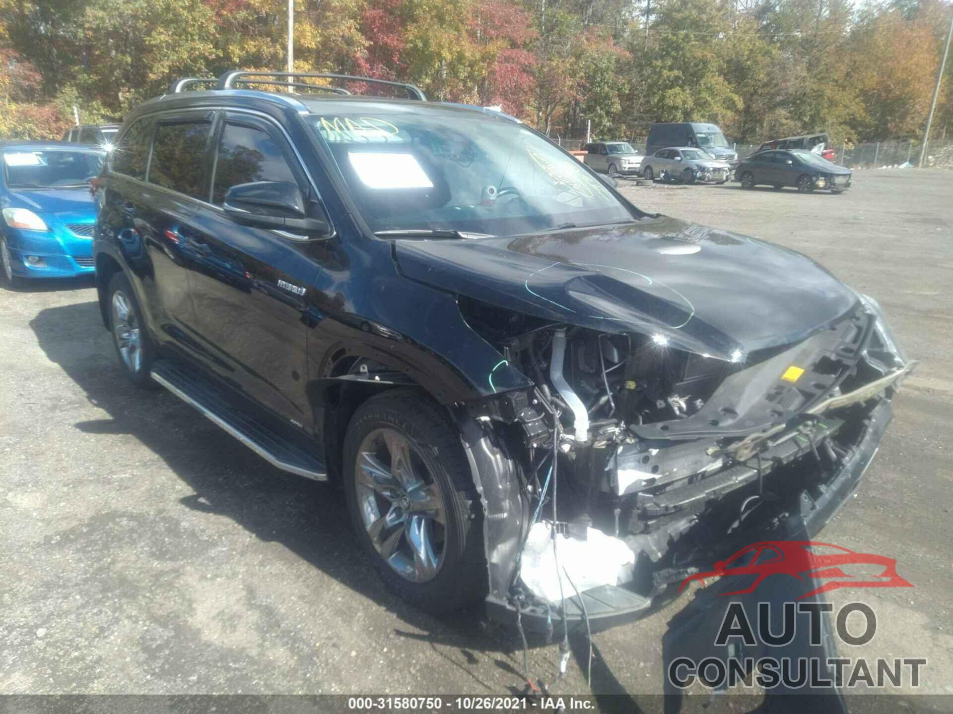 TOYOTA HIGHLANDER 2019 - 5TDDGRFH0KS059063