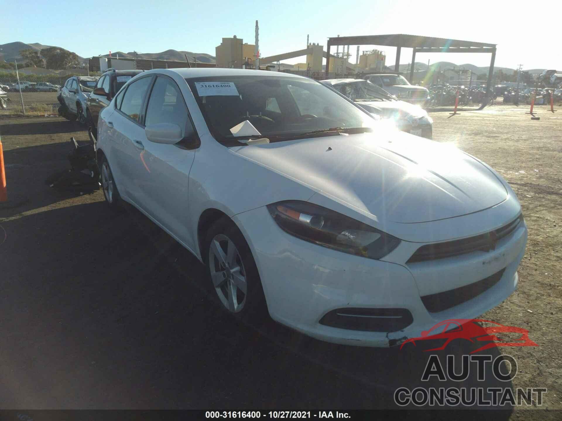 DODGE DART 2016 - 1C3CDFBB8GD652830