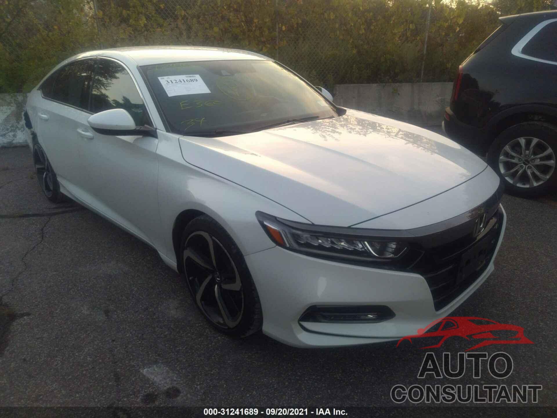 HONDA ACCORD SEDAN 2019 - 1HGCV1F30KA172680