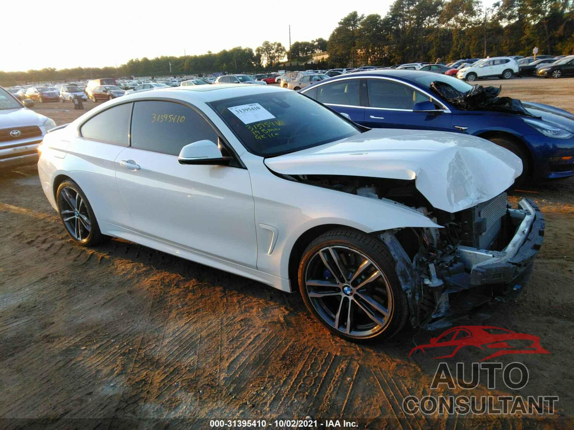 BMW 4 SERIES 2019 - WBA4W9C56KAF94845