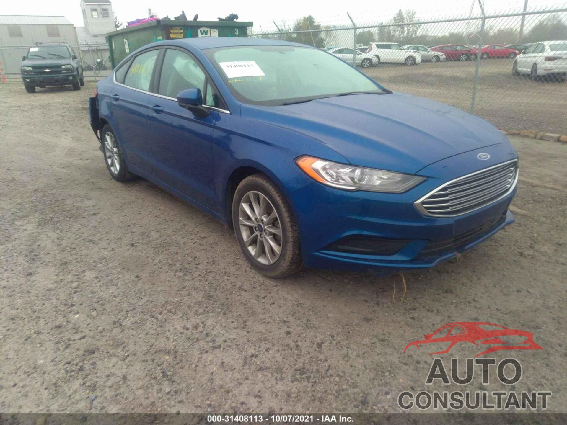 FORD FUSION 2017 - 3FA6P0H72HR334362