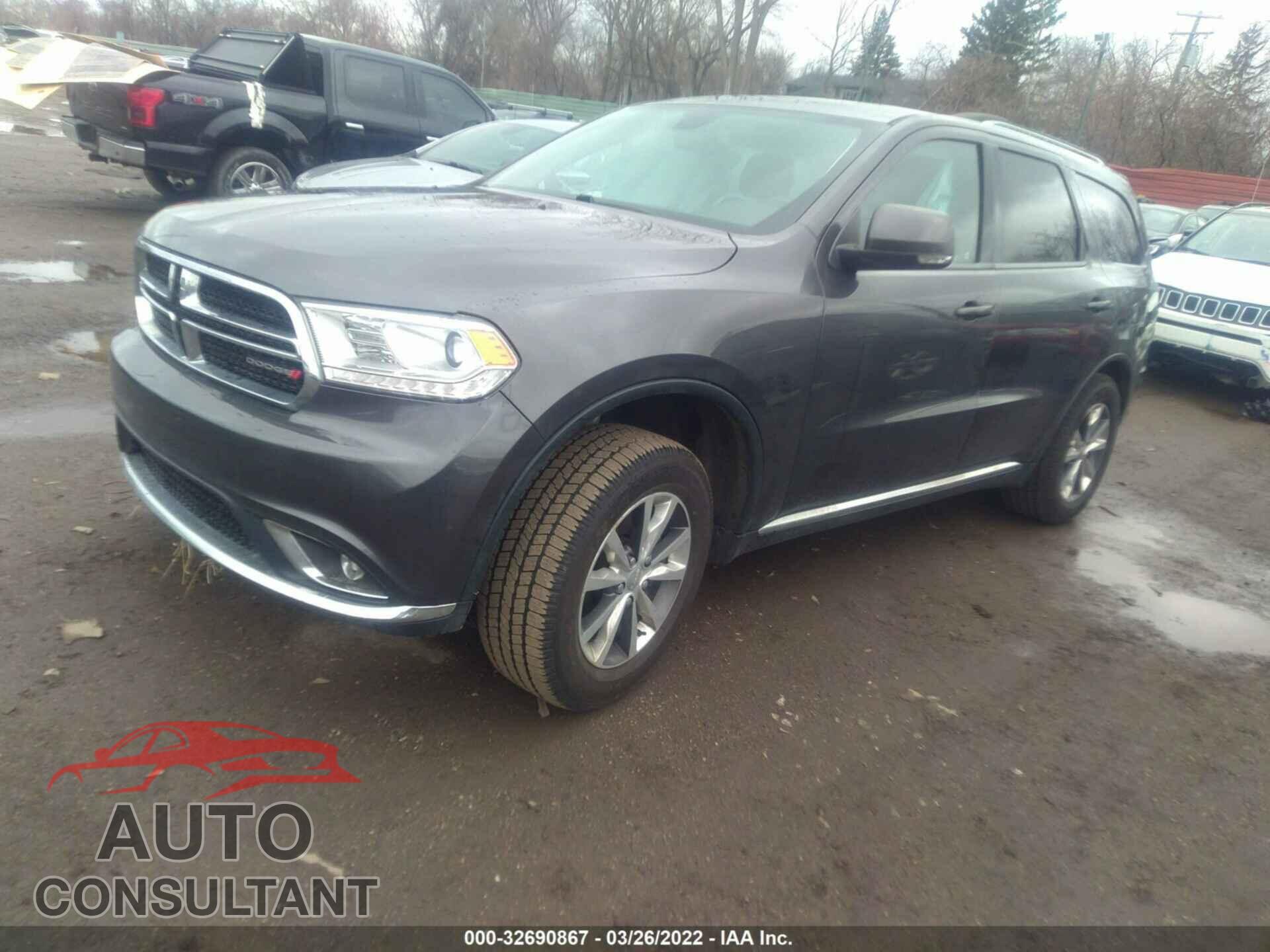 DODGE DURANGO 2016 - 1C4RDJDG7GC362361