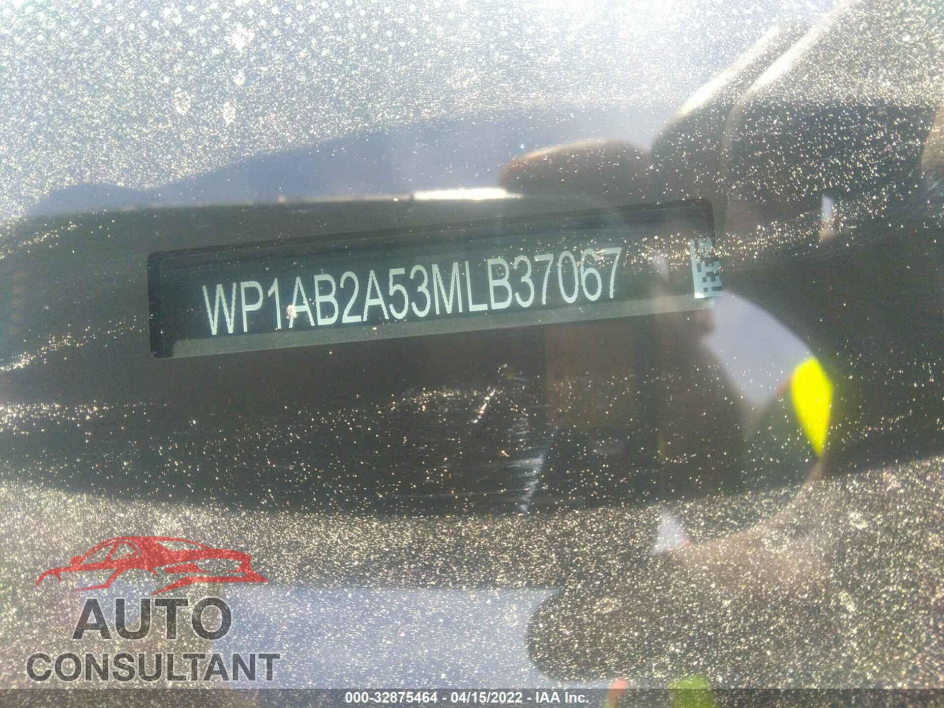 PORSCHE MACAN 2021 - WP1AB2A53MLB37067
