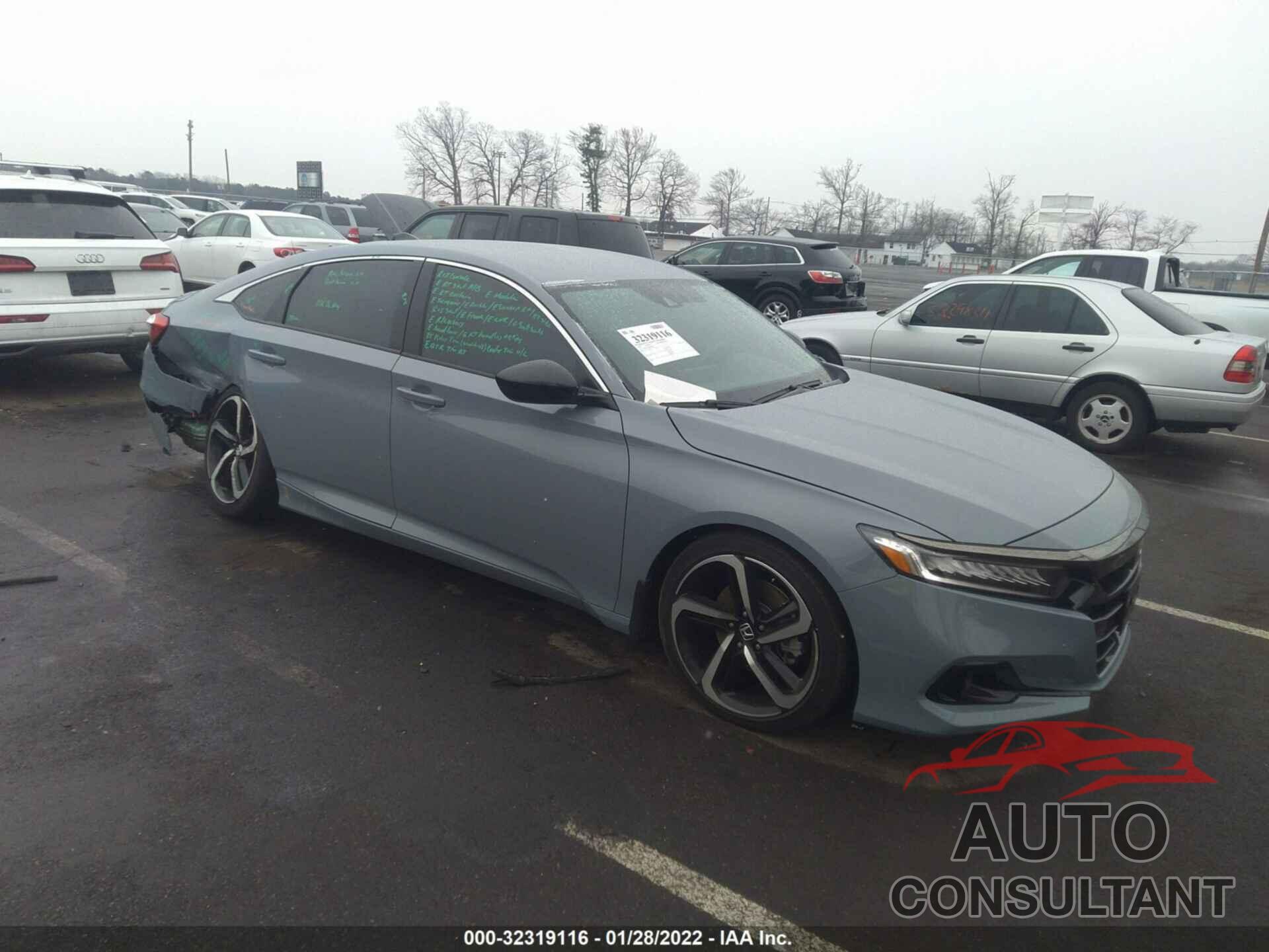 HONDA ACCORD SEDAN 2021 - 1HGCV1F49MA063940