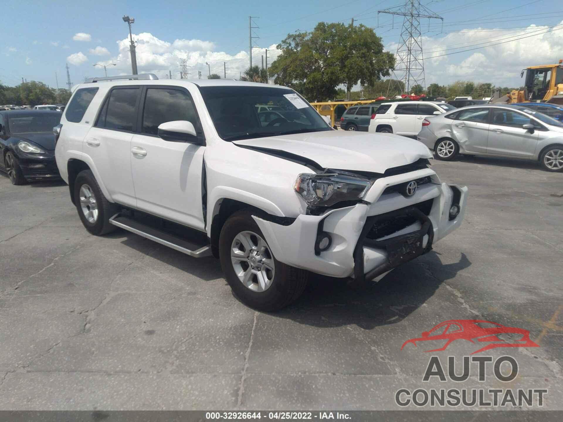 TOYOTA 4RUNNER 2017 - JTEZU5JR3H5156601