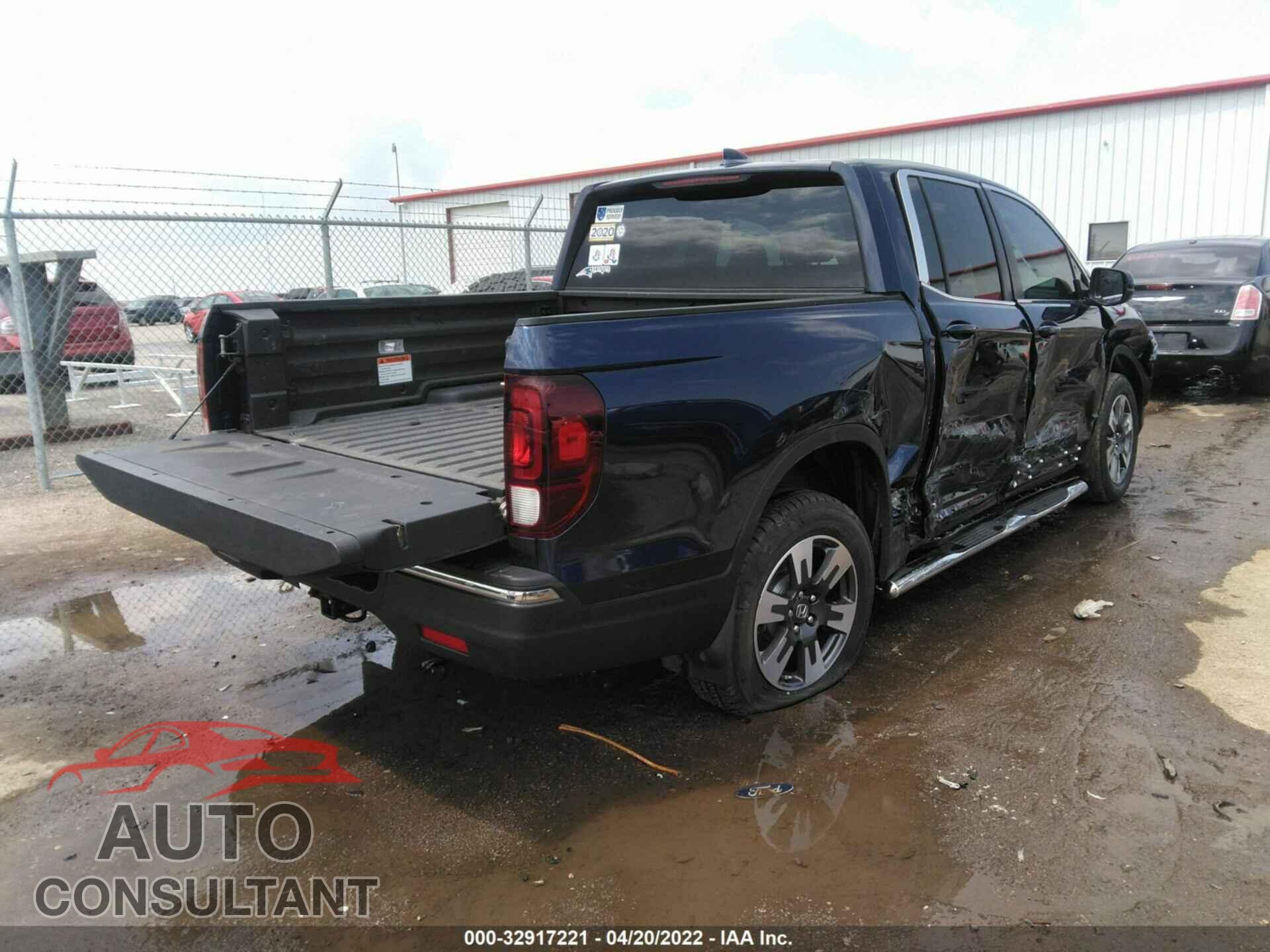 HONDA RIDGELINE 2017 - 5FPYK3F54HB013632