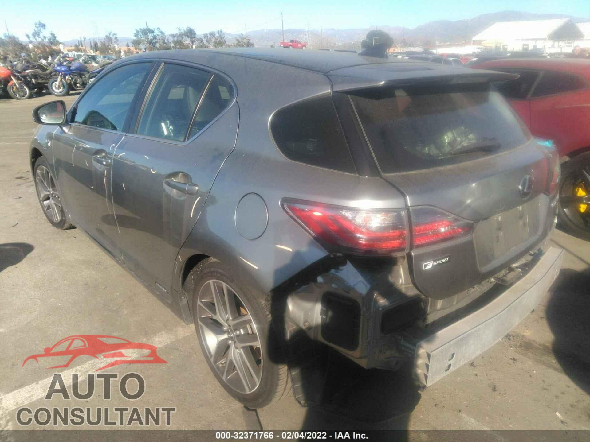LEXUS CT 2017 - JTHKD5BH5H2295530