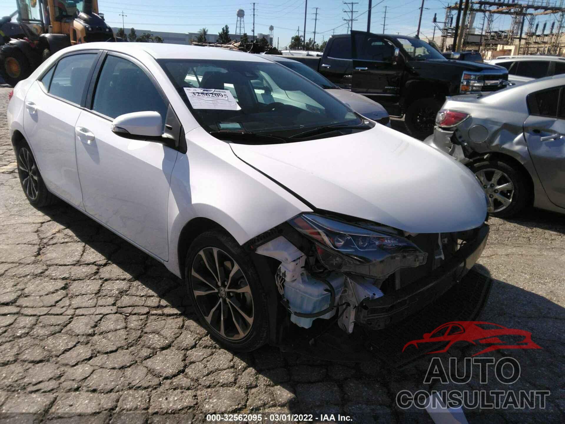 TOYOTA COROLLA 2019 - 2T1BURHE6KC127443