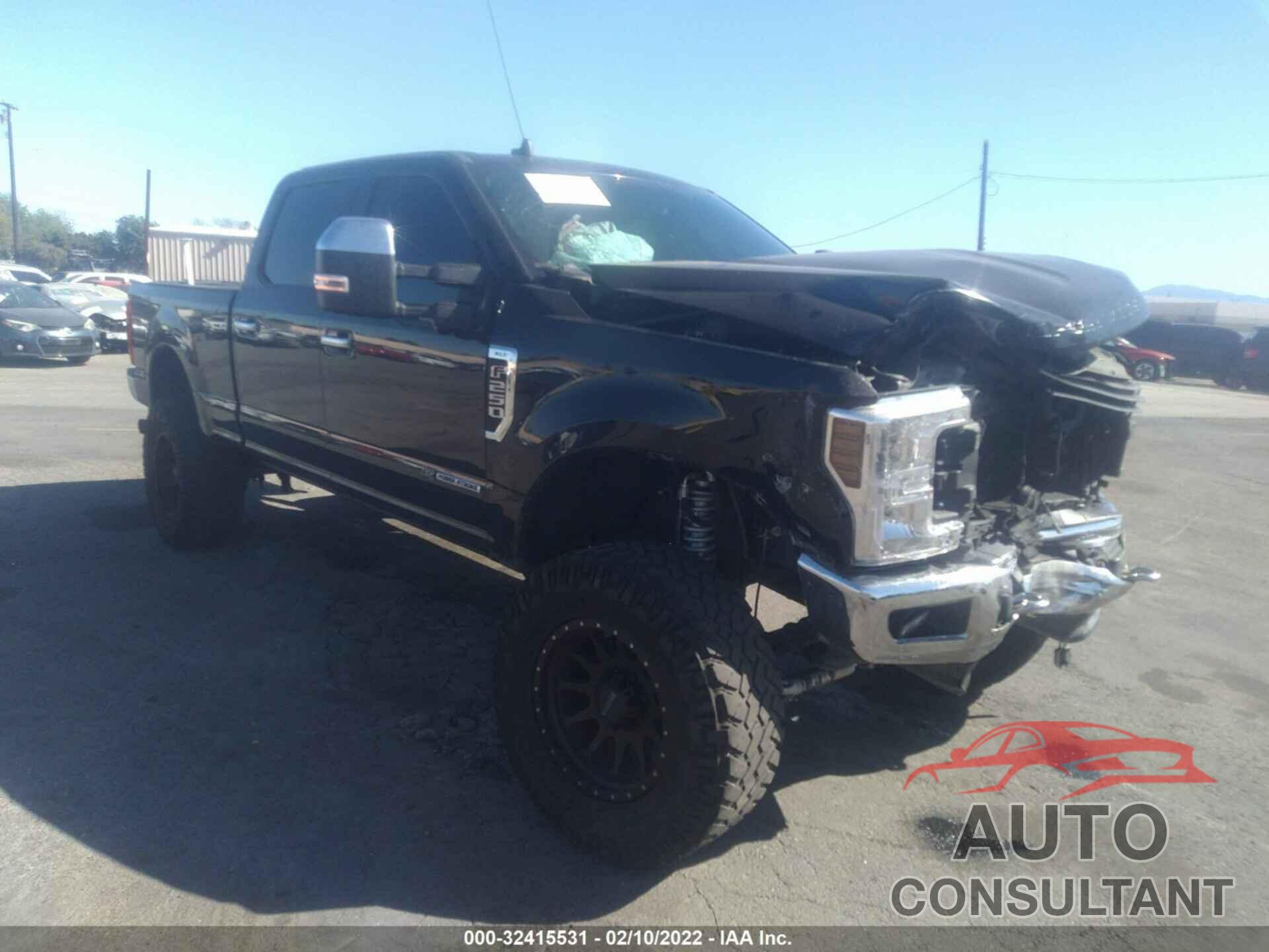 FORD SUPER DUTY F-250 SRW 2019 - 1FT7W2BT0KEC24116