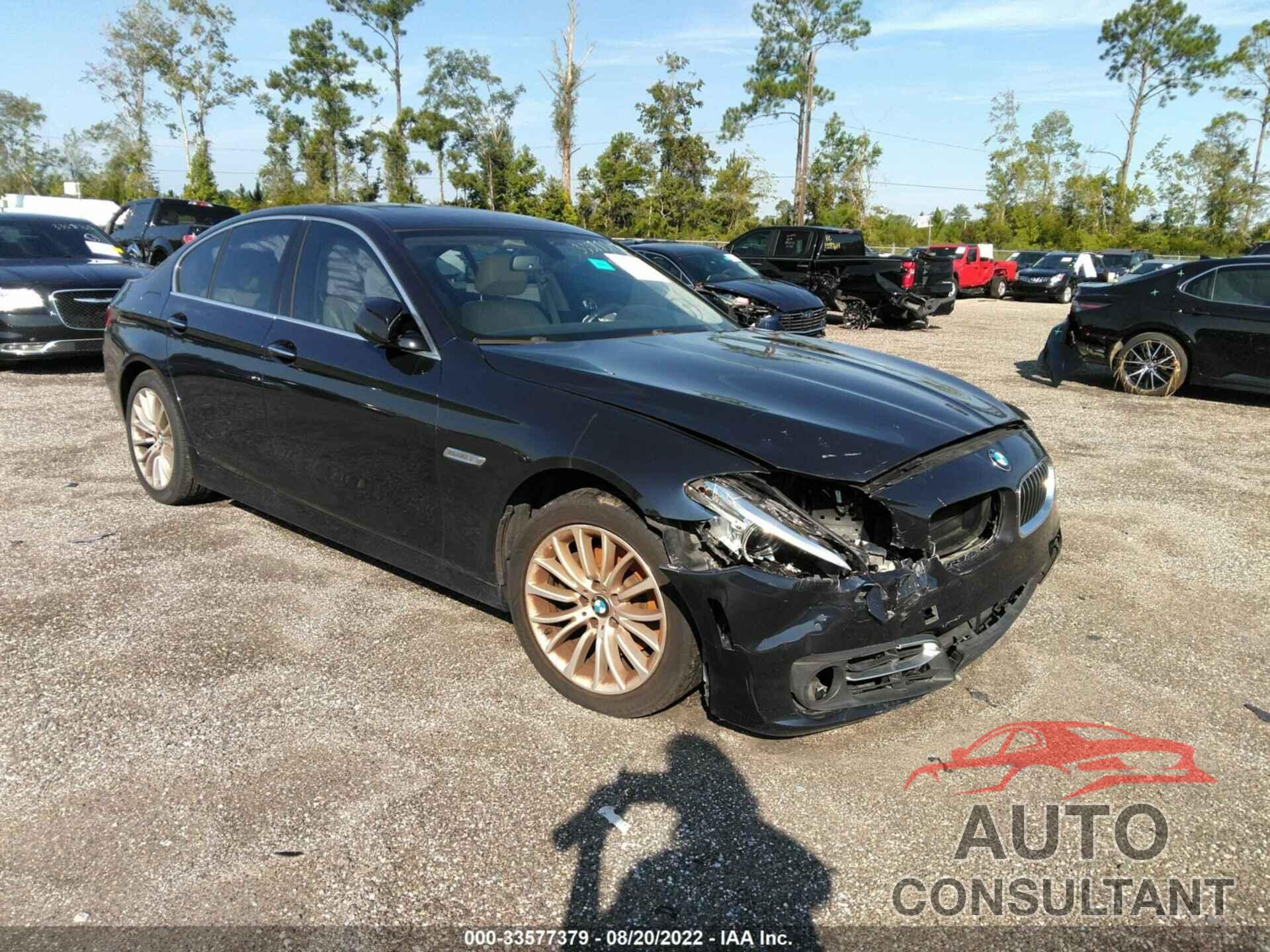 BMW 5 SERIES 2016 - WBA5A5C54GG347093